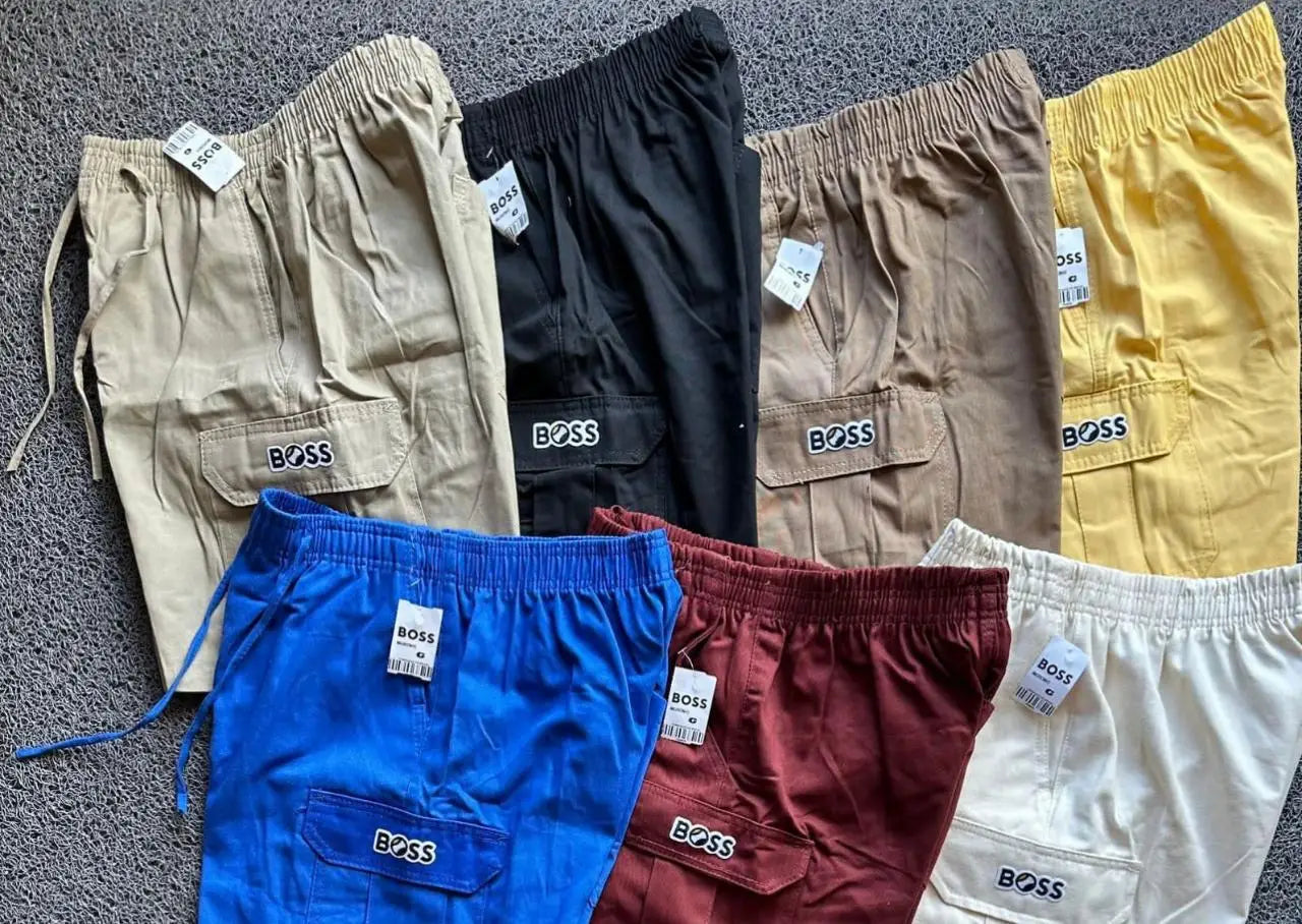 Kit com 3 Bermudas Cargo Masculinas Sarge – Com Elastano, Bolsos Funcionais e Estilo Casual