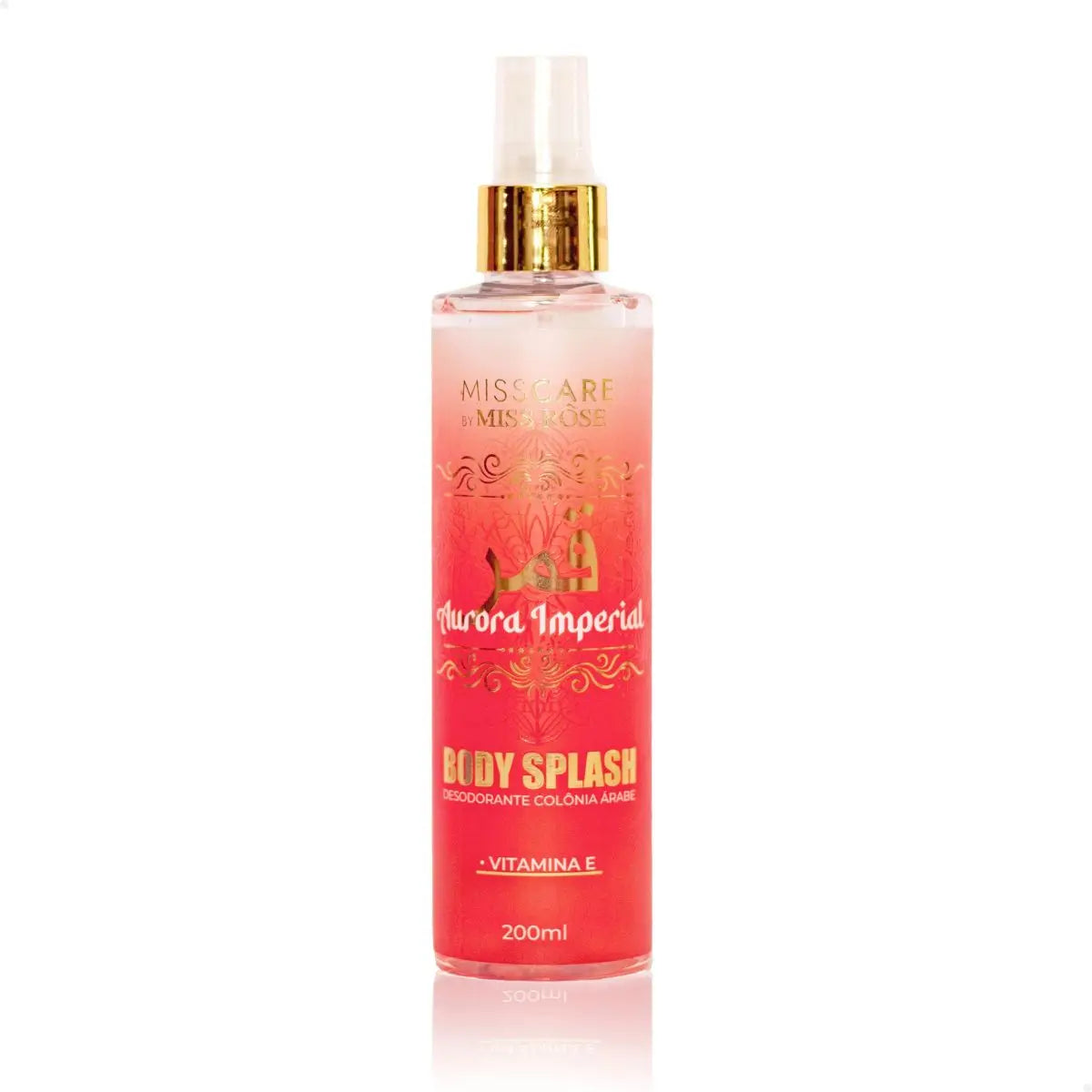 Body Splash Árabe Miss Rôse – Colônia Desodorante 200ml | Fragrância Oriental Intensa e Elegante