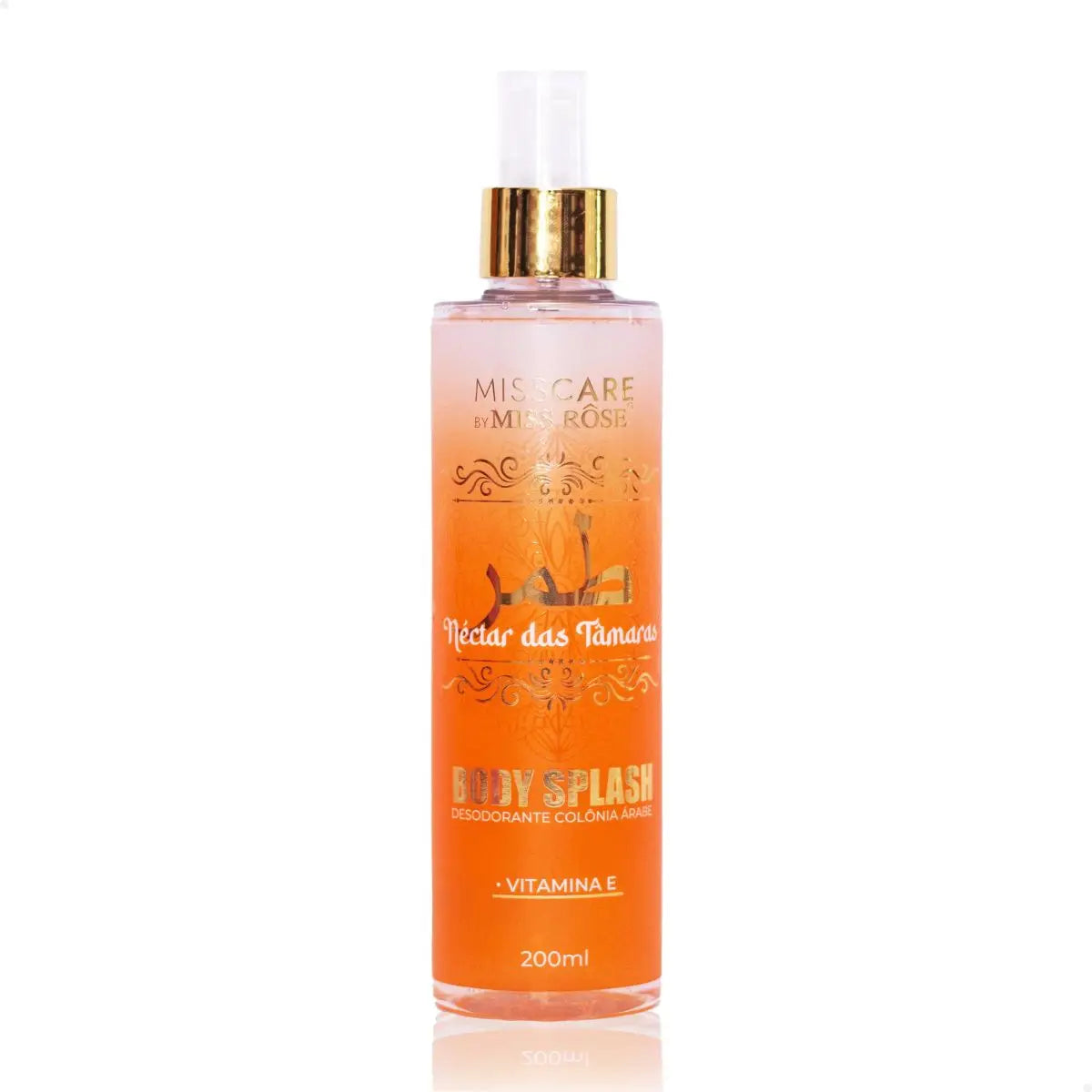 Body Splash Árabe Miss Rôse – Colônia Desodorante 200ml | Fragrância Oriental Intensa e Elegante