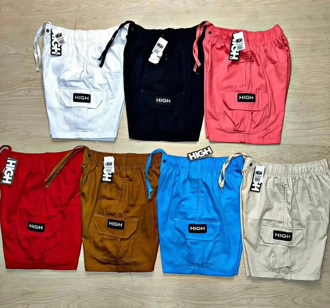 Kit com 3 Bermudas Cargo Masculinas Sarge – Com Elastano, Bolsos Funcionais e Estilo Casual