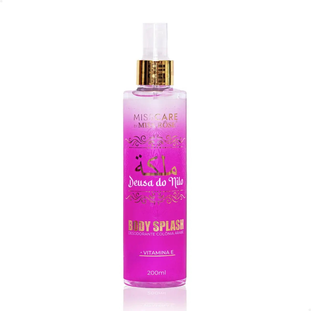 Body Splash Árabe Miss Rôse – Colônia Desodorante 200ml | Fragrância Oriental Intensa e Elegante