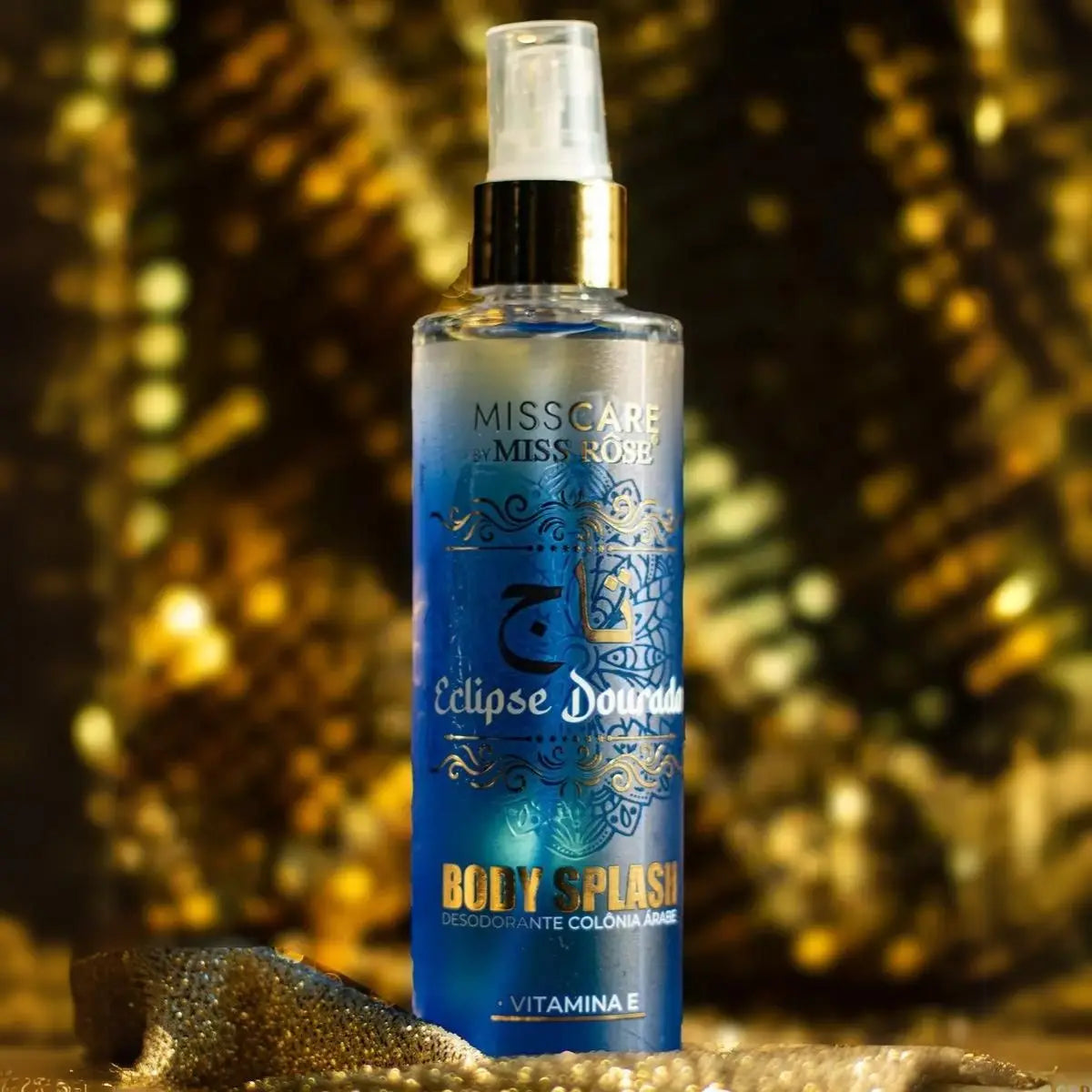 Body Splash Árabe Miss Rôse – Colônia Desodorante 200ml | Fragrância Oriental Intensa e Elegante