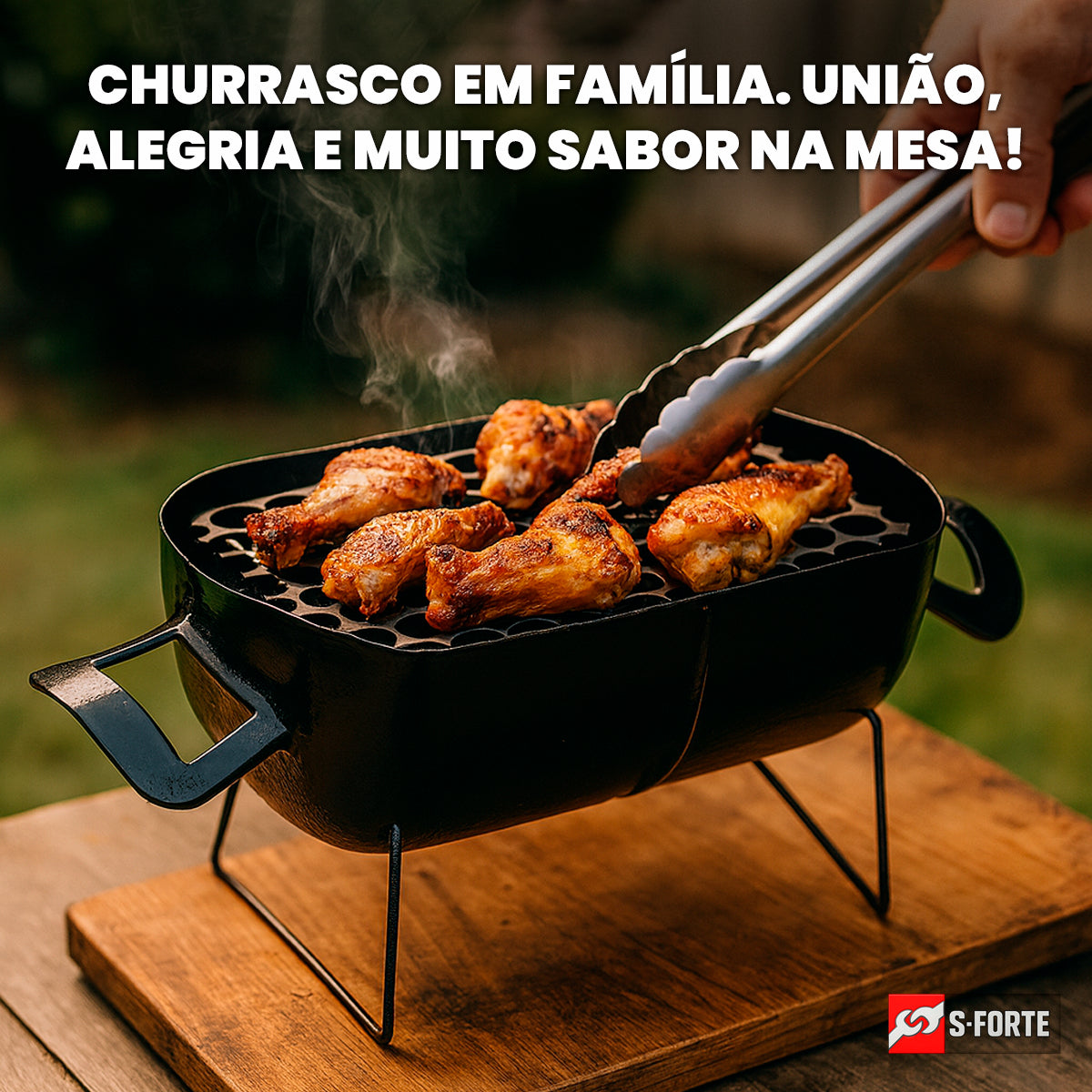 Churrasqueira Portátil Pequena A Carvão Ideal Para Churrasco Em Família Compacta E Resistente Para Grelhar Carne Frango Linguiça Peixe Em Casa Quintal Varanda Camping Viagem Praia E Áreas Externas
