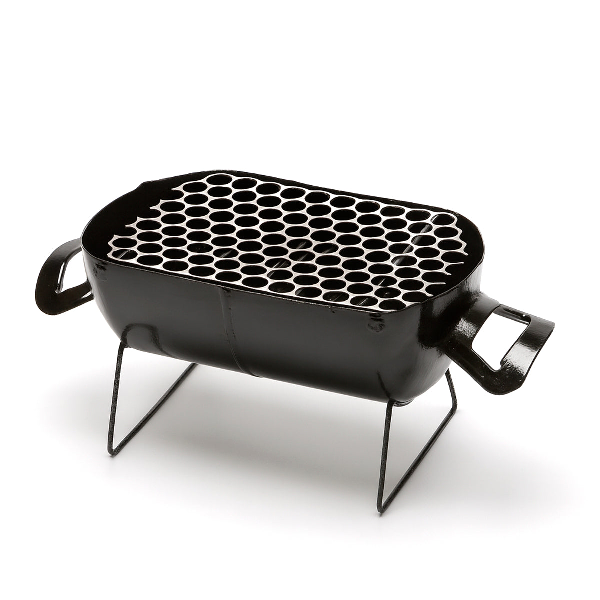Churrasqueira Portátil Pequena A Carvão Ideal Para Churrasco Em Família Compacta E Resistente Para Grelhar Carne Frango Linguiça Peixe Em Casa Quintal Varanda Camping Viagem Praia E Áreas Externas