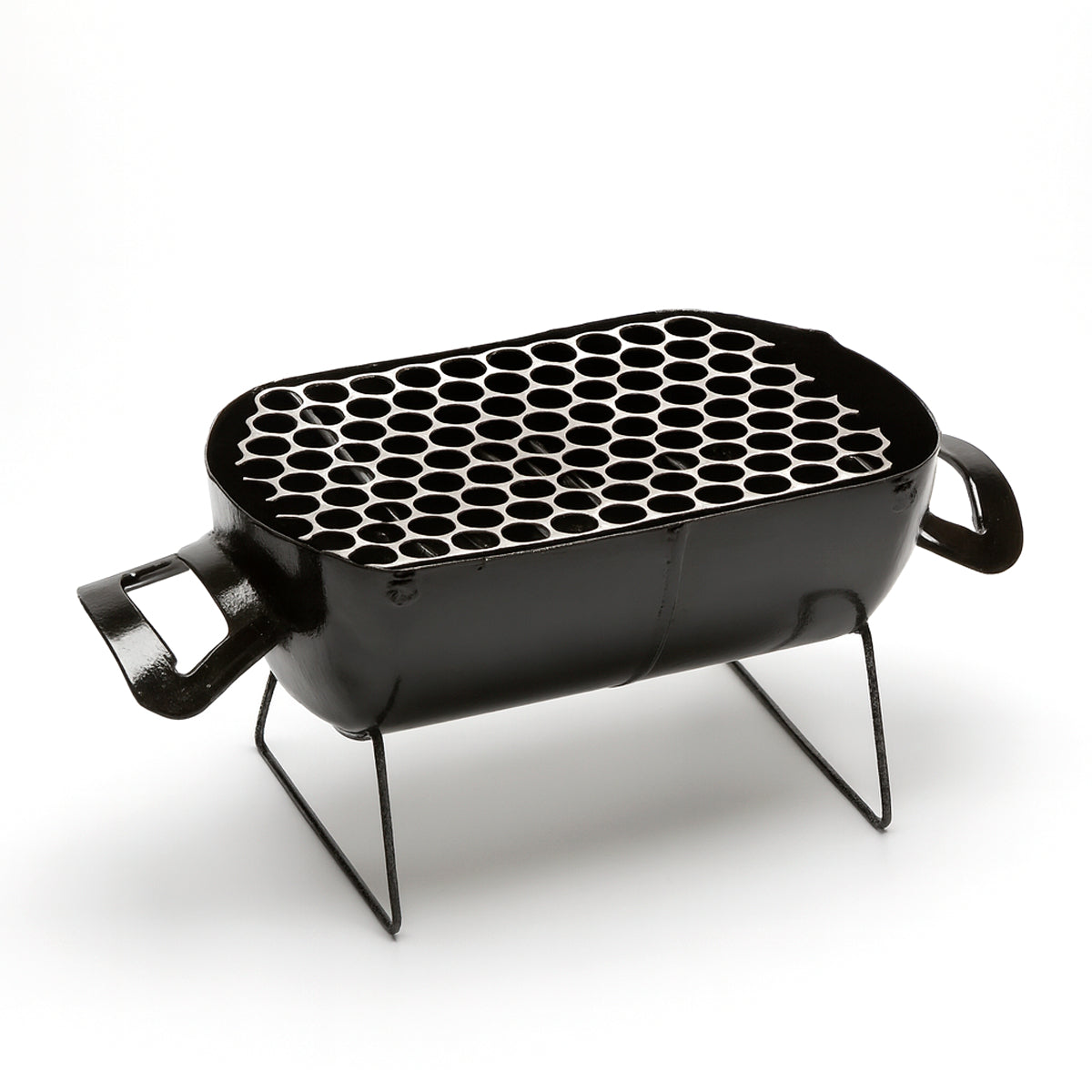 Churrasqueira Portátil Pequena A Carvão Ideal Para Churrasco Em Família Compacta E Resistente Para Grelhar Carne Frango Linguiça Peixe Em Casa Quintal Varanda Camping Viagem Praia E Áreas Externas