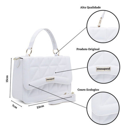 Bolsa Feminina Transversal Quadrada De Ombro Alça Regulável