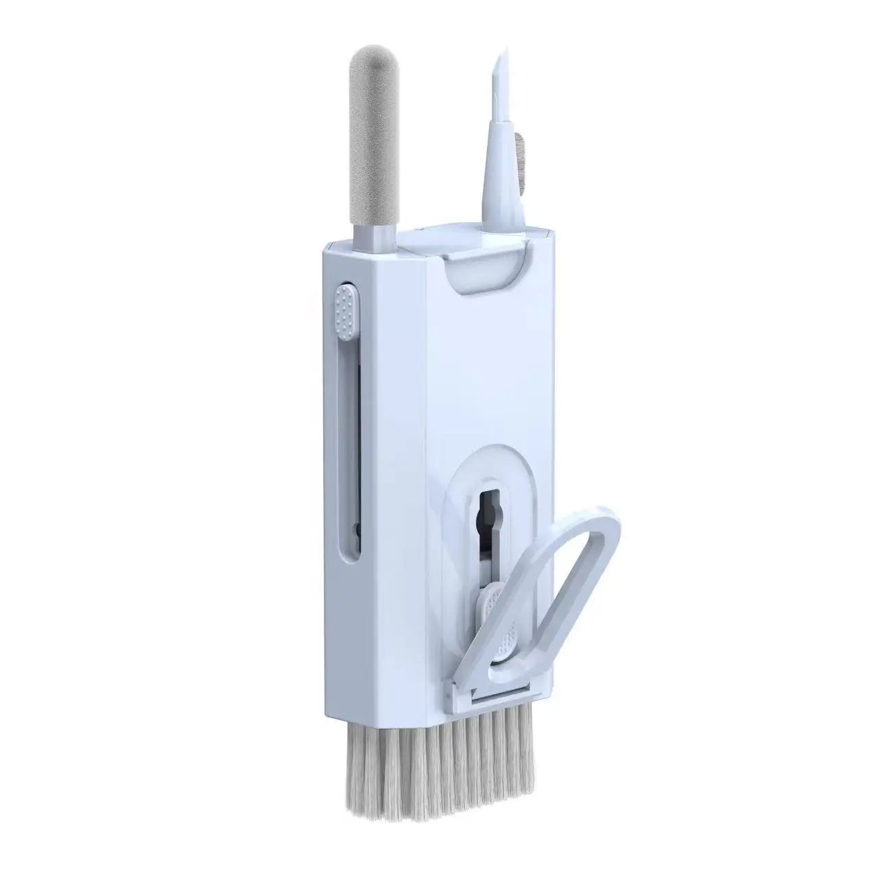 Kit de Limpeza 8 em 1 para Eletrônicos – Escova para Teclado, Caneta para Fones, Ferramentas para Celular, iPad e Extrator de Teclas