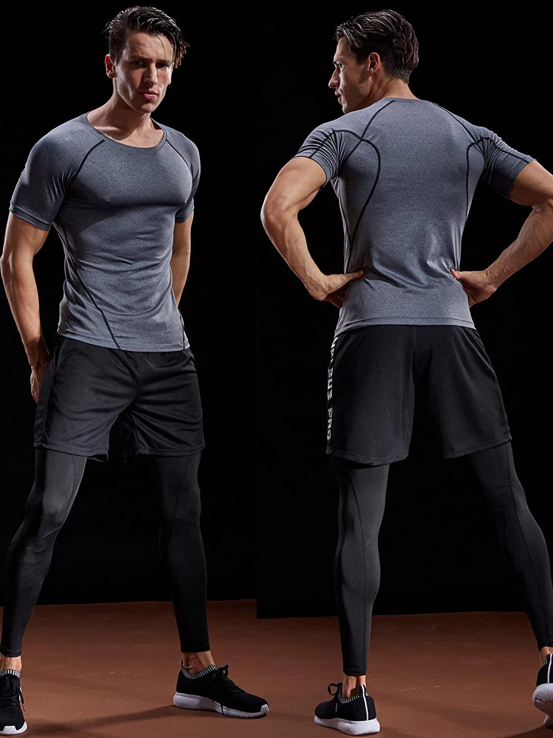 Camiseta Masculina Compressão 2025 – Secagem Rápida, Elástica e Respirável | Ideal para Treinos, Corrida e Academia