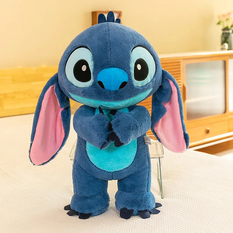 Pelúcia Lilo & Stitch 32cm – Boneco Azul Macio e Kawaii | Presente Infantil Fofinho