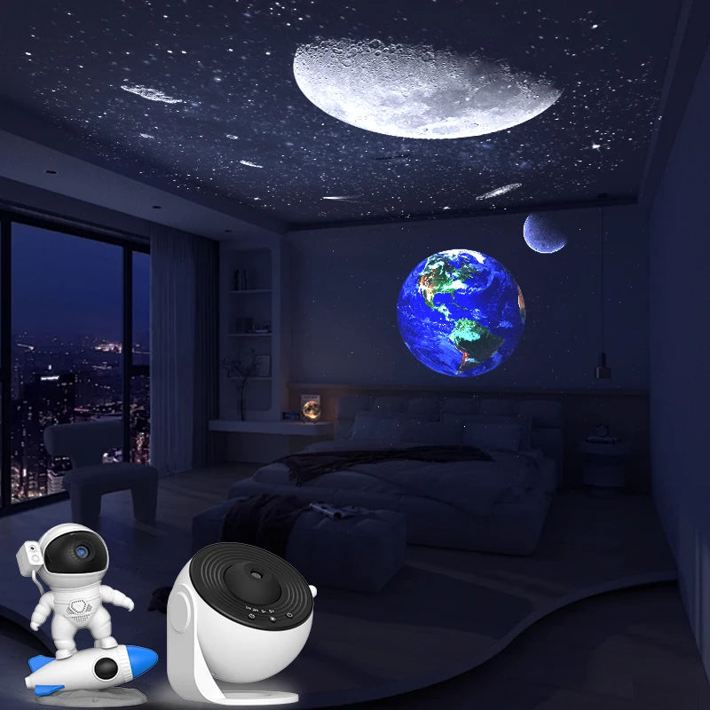 Lâmpadas de Projeção Estelar 6 Peças – Cúpulas para Projetor Galaxy | Efeitos de Céu Noturno e Planetário (Projetor Não Incluso)