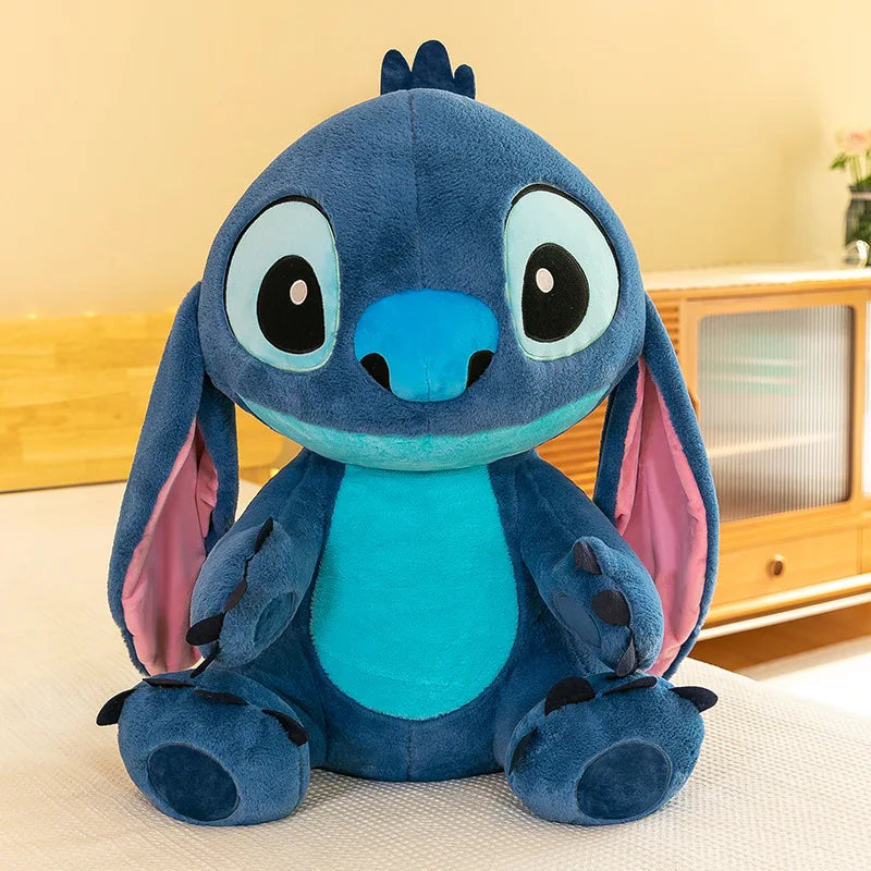 Pelúcia Lilo & Stitch 32cm – Boneco Azul Macio e Kawaii | Presente Infantil Fofinho
