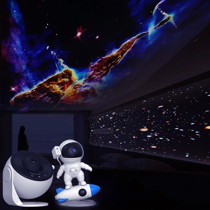Lâmpadas de Projeção Estelar 6 Peças – Cúpulas para Projetor Galaxy | Efeitos de Céu Noturno e Planetário (Projetor Não Incluso)