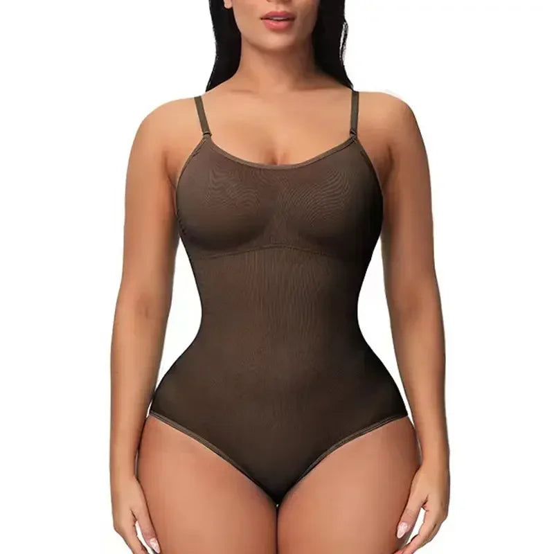 Body Modelador Feminino Sem Costura – Controle de Abdômen, Levanta Bumbum | Roupa Íntima Slim para Uso Diário