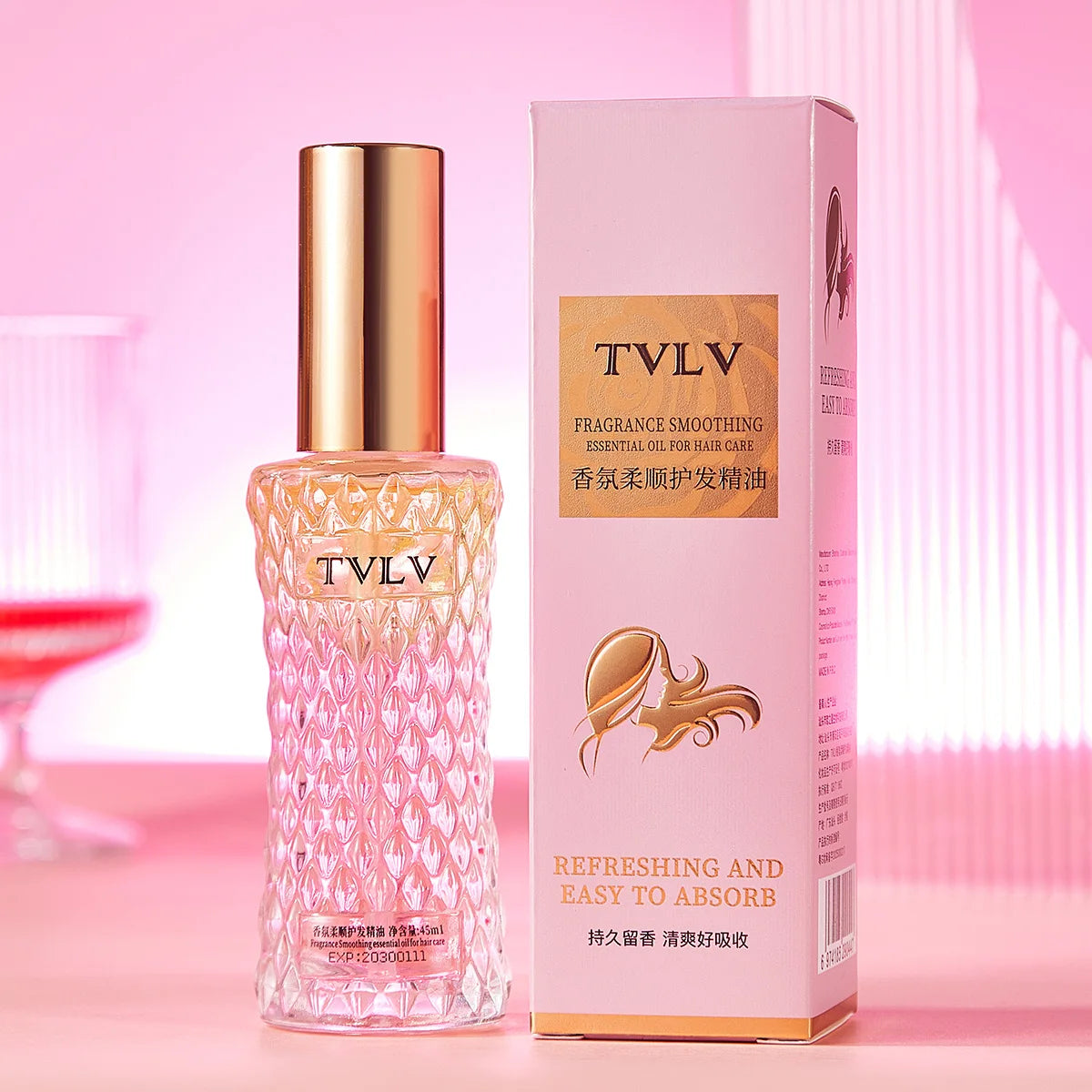 Óleo Capilar 2 em 1 com Perfume – Limpeza Profunda, Revitalização do Couro Cabeludo e Reparação Intensa