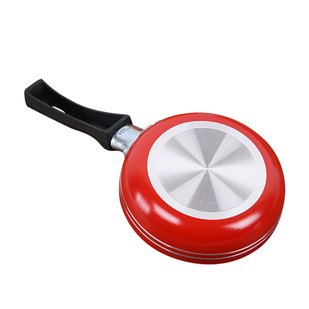 Frigideira Antiaderente Mini 12cm/14cm/16cm – Aço Revestido | Cores Sortidas para Cozinha Compacta