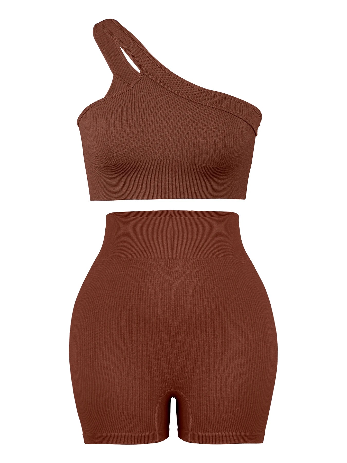 Conjunto Fitness Feminino CHRLEISURE – Sem Costura, Top sem Bojo + Legging Canelada | Ideal para Academia, Yoga e Corrida