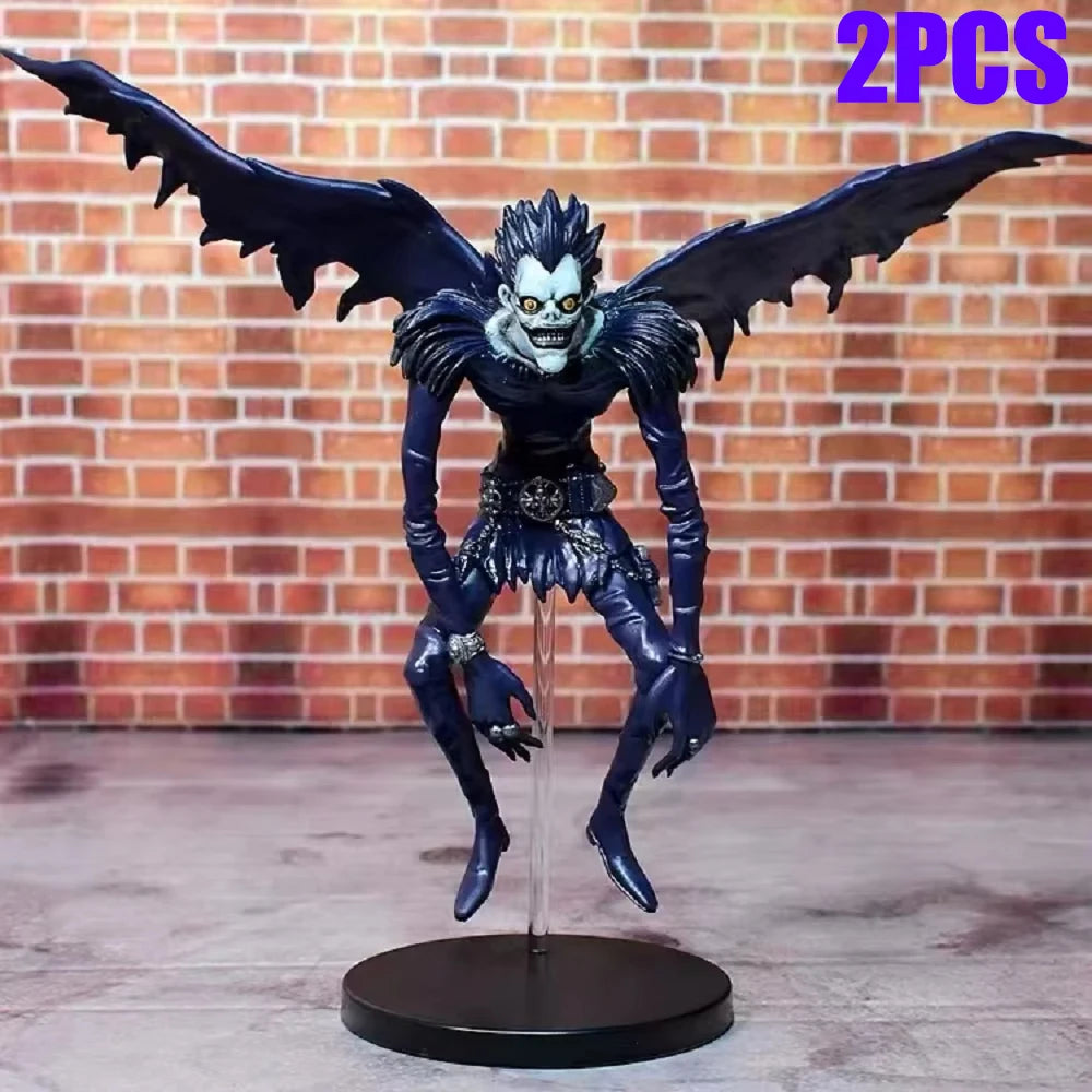 Figuras Death Note – Ryuk & Rem 23 cm | Colecionáveis em PVC para Fãs e Presentes Geek