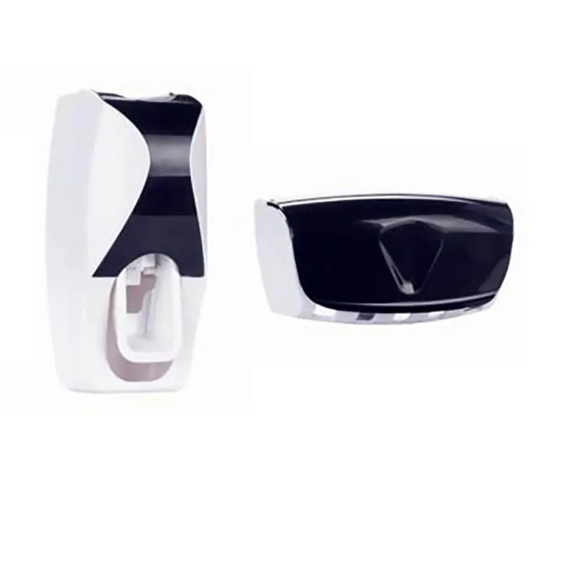 Suporte de Parede para Escova e Creme Dental – Dispenser Automático com Copo | Kit Organizador para Banheiro