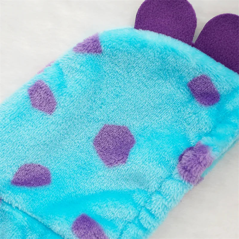 Casaco Fantasia de Dinossauro Azul para Pets – Roupa Quentinha com Capuz | Outono/Inverno para Cães e Gatos Pequenos e Médios
