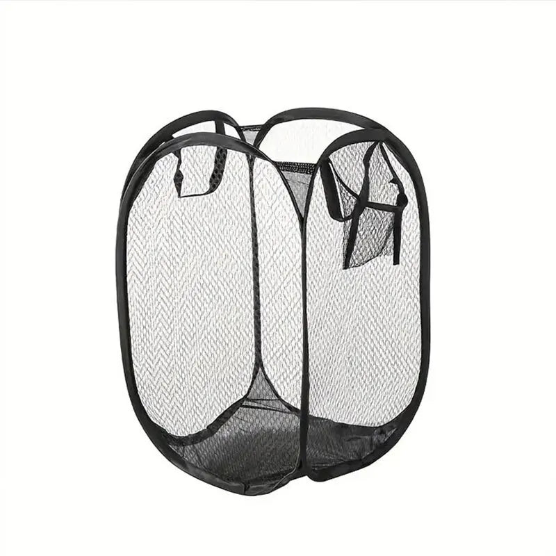 Cesto de Roupa Suja Dobrável – Tela Pop-Up com Grande Capacidade para Organização
