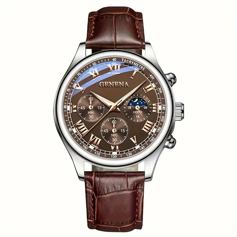 GENEVA Men's Watch – Elegance and Versatility in Every Second