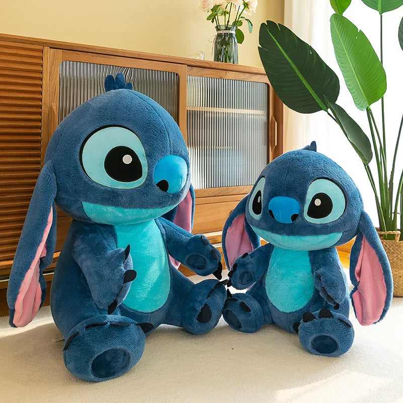 Pelúcia Lilo & Stitch 32cm – Boneco Azul Macio e Kawaii | Presente Infantil Fofinho