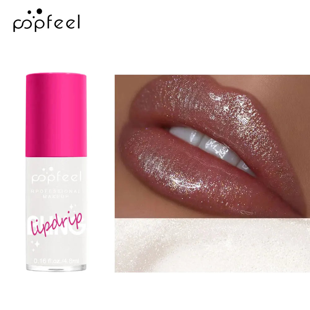 Kit de Maquiagem Completo POPFEEL – Sombras, Pó, Gloss e Óleo Labial | Presente de Dia dos Namorados para Mulheres e Meninas