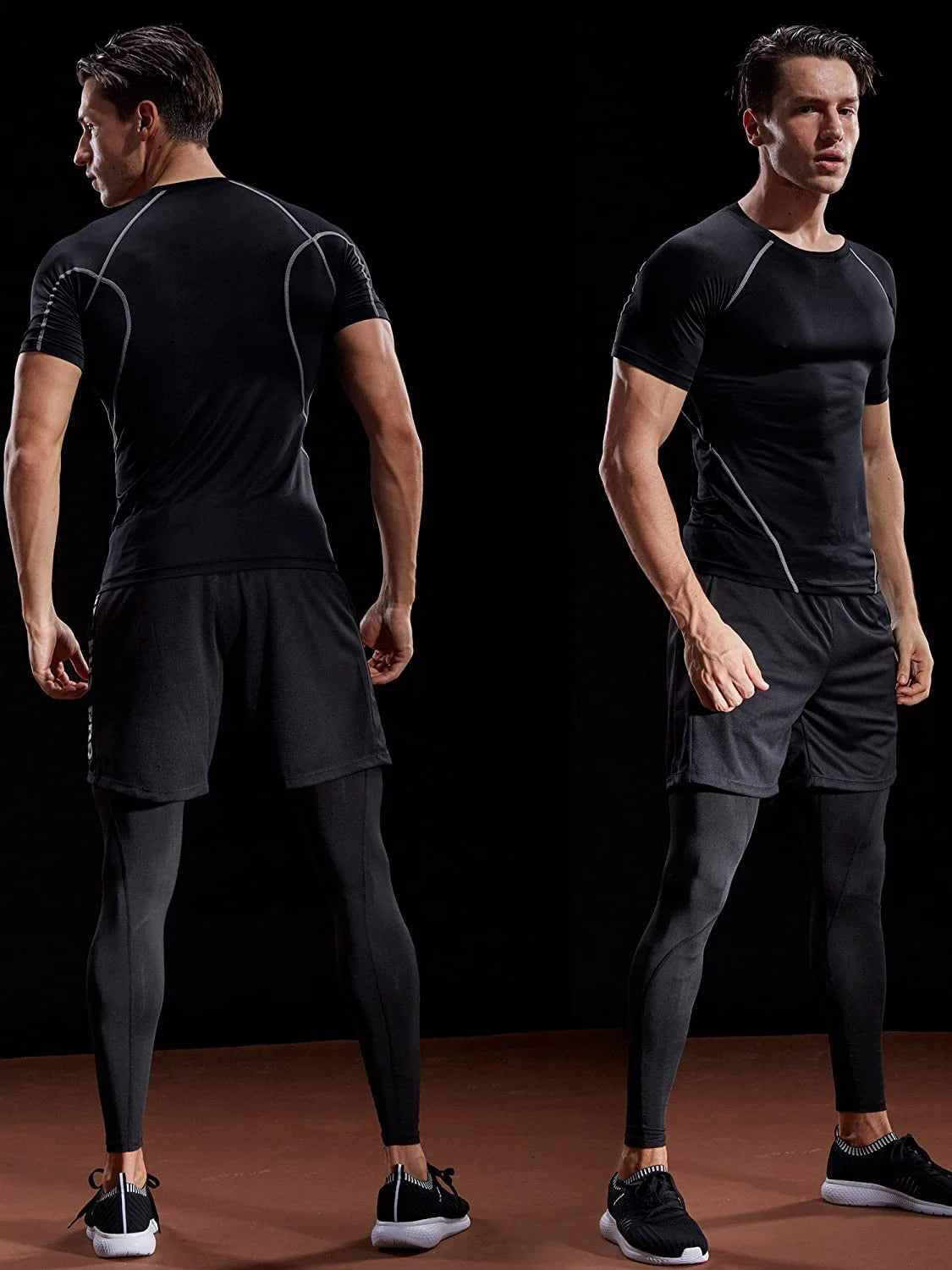 Camiseta Masculina Compressão 2025 – Secagem Rápida, Elástica e Respirável | Ideal para Treinos, Corrida e Academia