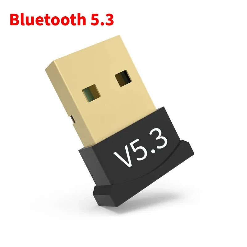 Adaptador Bluetooth USB para PC – Versão 5.4/5.3 | Receptor e Transmissor para Áudio, Mouse, Teclado e Alto-Falante