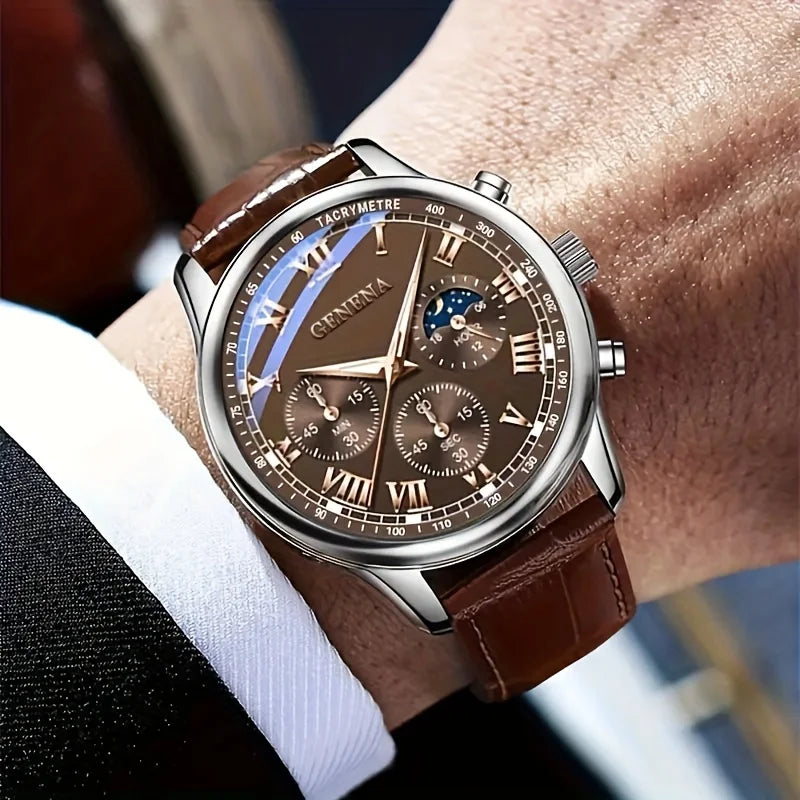 GENEVA Men's Watch – Elegance and Versatility in Every Second