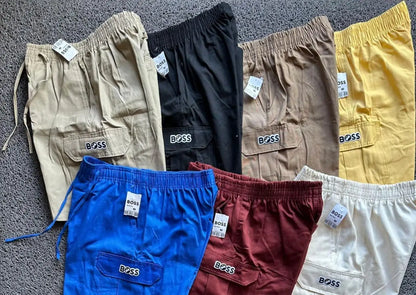 Kit com 3 Bermudas Cargo Masculinas Sarge – Com Elastano, Bolsos Funcionais e Estilo Casual