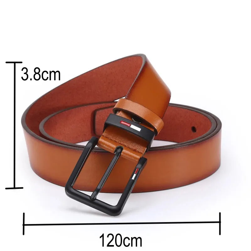 Men’s Synthetic Leather Belt – Classic Style with Modern Durability