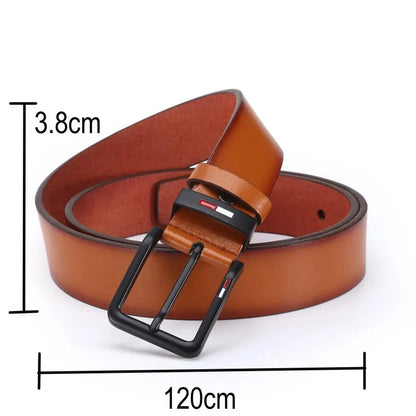 Men’s Synthetic Leather Belt – Classic Style with Modern Durability