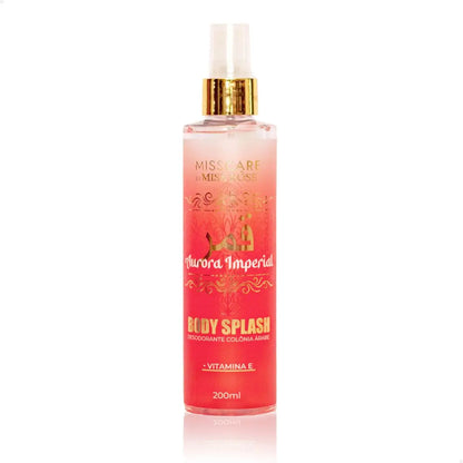 Body Splash Árabe Miss Rôse – Colônia Desodorante 200ml | Fragrância Oriental Intensa e Elegante