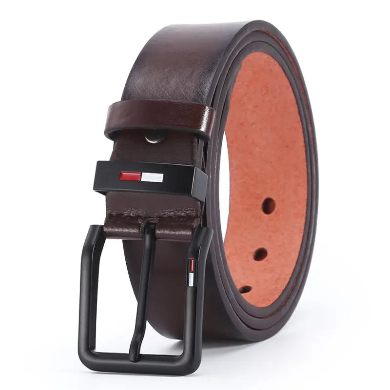 Men’s Synthetic Leather Belt – Classic Style with Modern Durability