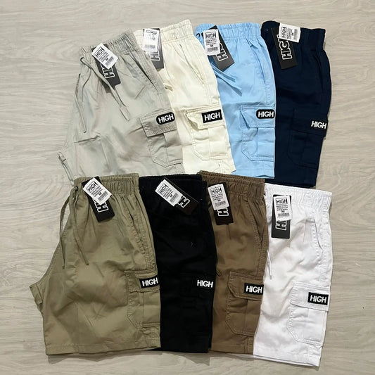 Kit com 3 Bermudas Cargo Masculinas Sarge – Com Elastano, Bolsos Funcionais e Estilo Casual