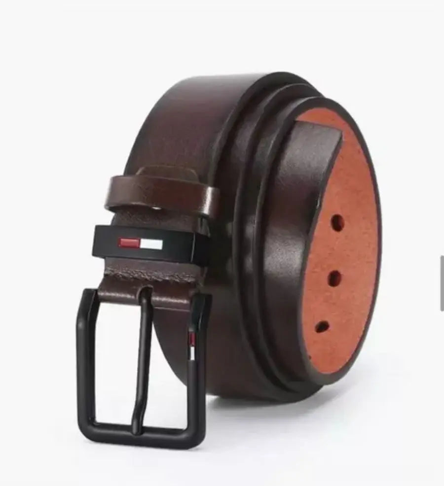 Men’s Synthetic Leather Belt – Classic Style with Modern Durability