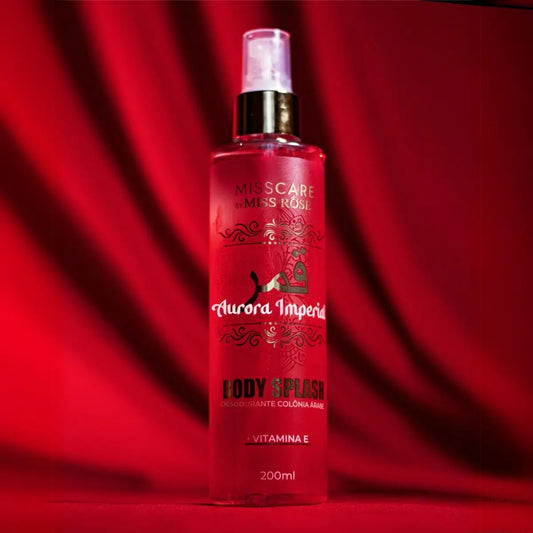 Body Splash Árabe Miss Rôse – Colônia Desodorante 200ml | Fragrância Oriental Intensa e Elegante
