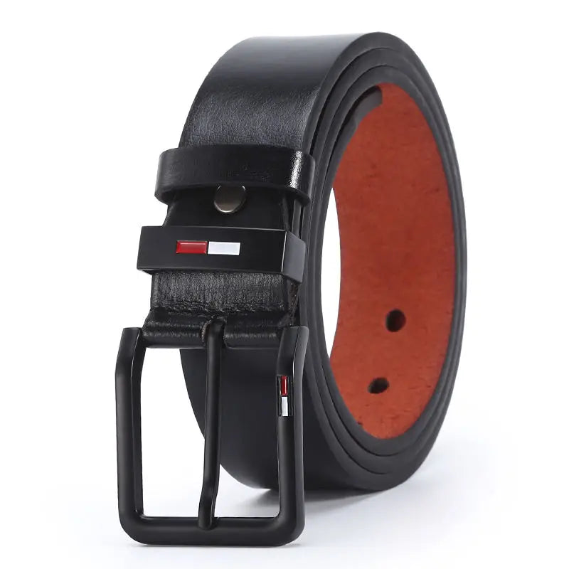 Men’s Synthetic Leather Belt – Classic Style with Modern Durability
