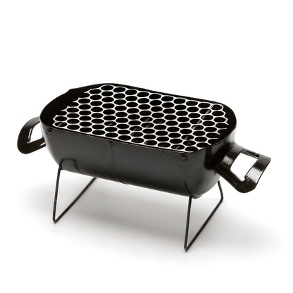 Churrasqueira Portátil Pequena A Carvão Ideal Para Churrasco Em Família Compacta E Resistente Para Grelhar Carne Frango Linguiça Peixe Em Casa Quintal Varanda Camping Viagem Praia E Áreas Externas