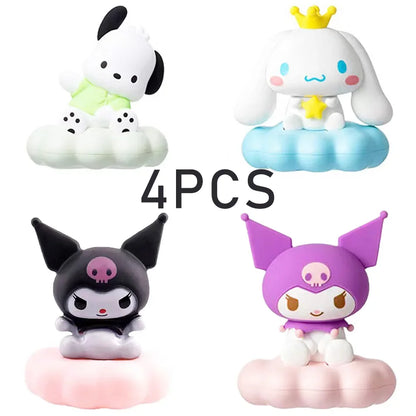 Kawaii Sanrio Night Light – Cute Table Lamp Featuring Kuromi, Cinnamoroll & Pochacco
