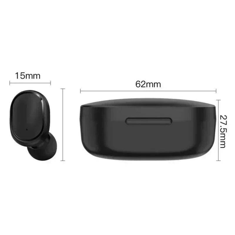 Fones de Ouvido Bluetooth E6S TWS – Sem Fio com Microfone | Cancelamento de Ruído e Estojo Recarregável
