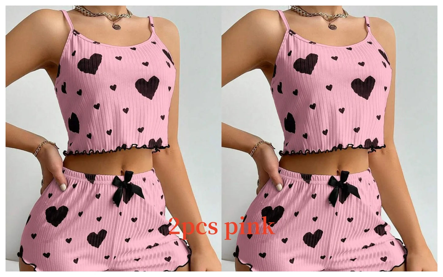 Women’s 2-Piece Pajama Set – Soft, Stylish & Breezy for Cozy Nights