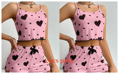 Women’s 2-Piece Pajama Set – Soft, Stylish & Breezy for Cozy Nights