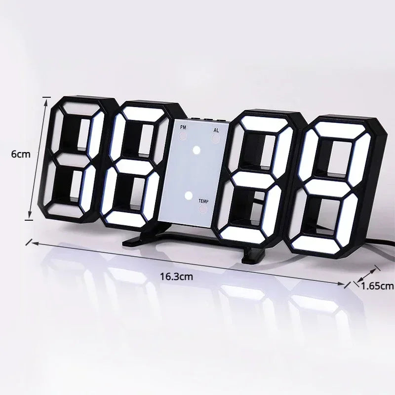 3D LED Digital Clock – Modern Design Meets Functionality