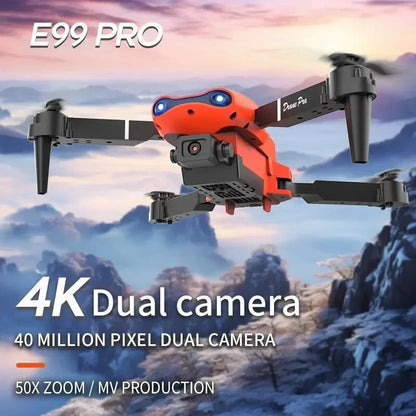 Drone E99Pro 2024 – Câmera 4K, Wi-Fi FPV, Dobrável com Estabilizador de Altura e Controle Remoto