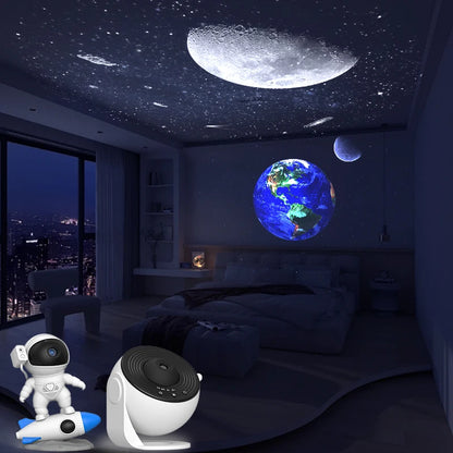Lâmpadas de Projeção Estelar 6 Peças – Cúpulas para Projetor Galaxy | Efeitos de Céu Noturno e Planetário (Projetor Não Incluso)