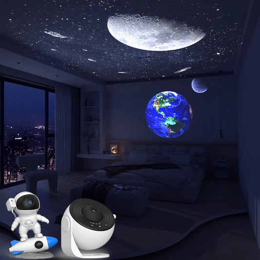 Lâmpadas de Projeção Estelar 6 Peças – Cúpulas para Projetor Galaxy | Efeitos de Céu Noturno e Planetário (Projetor Não Incluso)