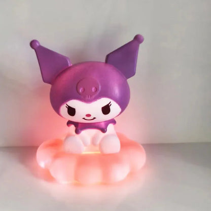 Kawaii Sanrio Night Light – Cute Table Lamp Featuring Kuromi, Cinnamoroll & Pochacco