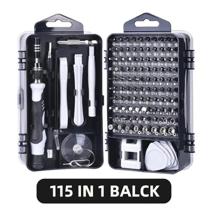 115/117 in 1 Precision Screwdriver Set Magnetic Torx Hex Screw Driver Bits Professional Repair Tool Kit for iPhone Xiaomi Mac PC